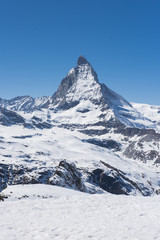 matterhorn mountain&nbsp;, zermatt with vivid sky