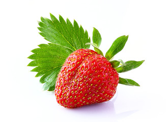   strawberry isolated white background