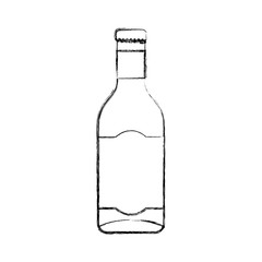 beer bottle isolated icon vector illustration design