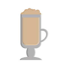 coffee drink  icon over white background. vector illustration