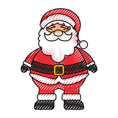 christmas santa claus icon vector illustration graphic design