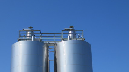 Industrial steel tanks