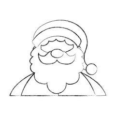 christmas santa claus icon vector illustration graphic design