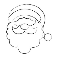 christmas santa claus icon vector illustration graphic design