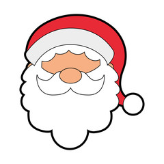 christmas santa claus icon vector illustration graphic design