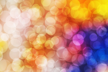 abstract blurred background multicolor lights from decorative pattern for festival concept