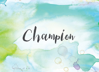 Champion Concept Watercolor and Ink Painting