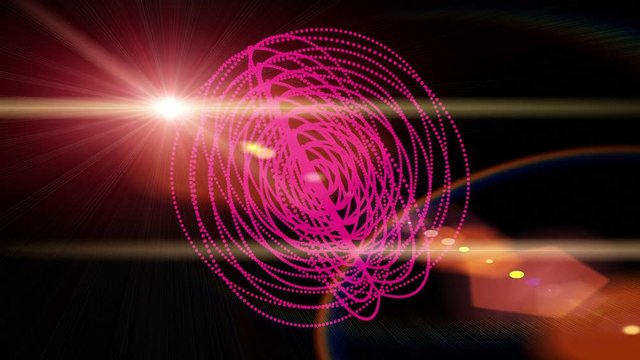 colorful circle ring Neon Glow light dot particle design,Abstract fractal point geometry.intersecting creativity,virtual artistic cosmos,dynamic perspective geometry space,whirl pinstripe structure.