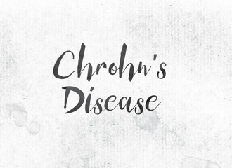 Chrohn's Disease Concept Painted Ink Word and Theme
