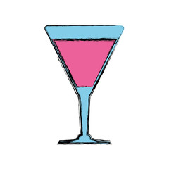 Delicious cocktail drink icon vector illustration graphic design