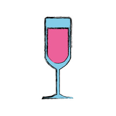 Delicious cocktail drink icon vector illustration graphic design
