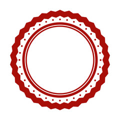stang round red ilustration quality icon vector