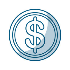 Dollar sign USD currency symbol vector illustration graphic design
