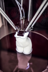 Three dimensional printing machine