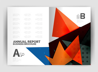 Triangle business print template