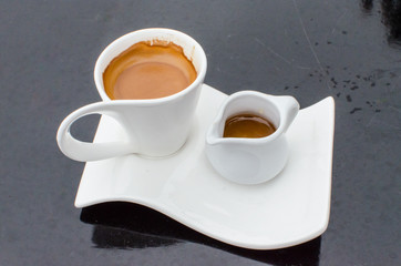 A cup of espresso