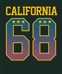 california t shirt graphic, vectors