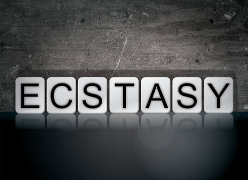 Ecstasy Concept Tiled Word