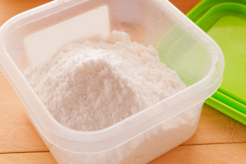 Bicarbonate on recipient