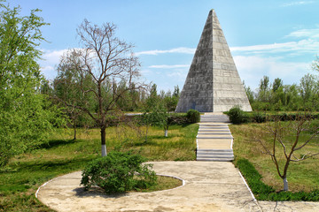Moder pyramid of Golod in Russia