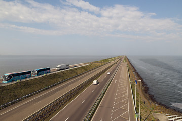Fototapeta premium Afsluitdijk