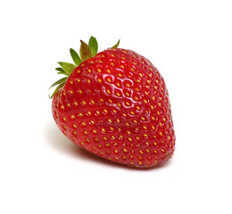 Strawberry isolated on white background.