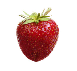 Strawberry isolated on white background.
