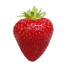 Strawberry isolated on white background.