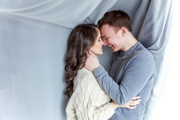Fototapeta premium Young couple in love