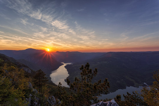Sunset over Perucac
