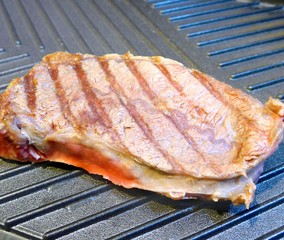 Roasted beef close up