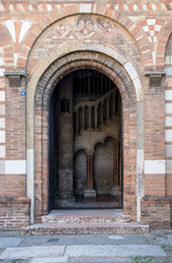 Fototapeta na wymiar Entrance to the church