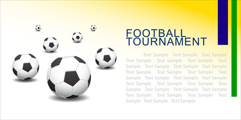 Abstract football (soccer) vector background template. Vector Illustration, EPS 10