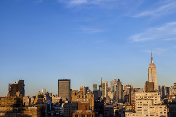 Fototapeta na wymiar Midtown Manhattan Skyline New-York