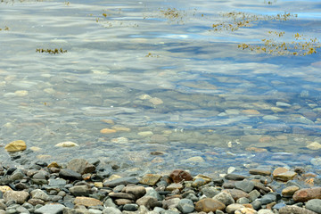 Clean and transparent water of Norwegian Sea