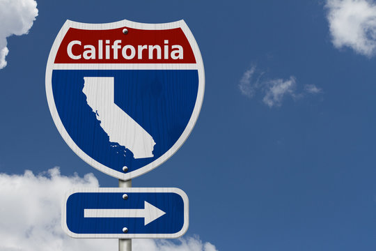 Fototapeta Road trip to California