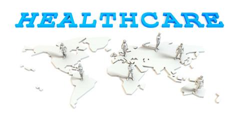 Obraz premium Healthcare Global Business