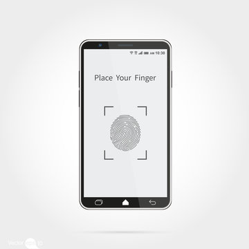 Touch ID Access Security Concept