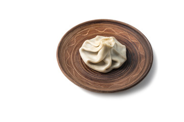 Big khinkali, traditional georgian dumpling