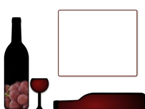 Carta de vinos.
Imagen preparada para indicar la existencia de vino para su venta.
