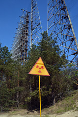 Chernobyl-2.Duga radar. Russian woodpecker. Legacy of ex Soviet cold war times. Chernobyl exclusion...