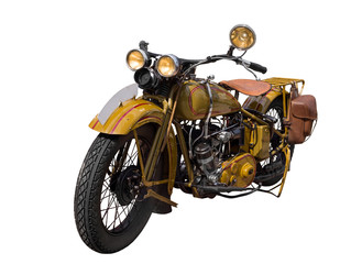 Fototapeta na wymiar vintage motorbike, bike, altes oldtimer motorrad von 1929