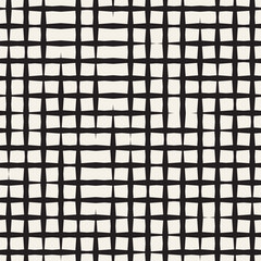 Seamless geometric lattice pattern. Irregular abstract grid background. Stylish vector texture