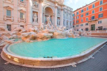 Foto auf Leinwand Trevi Fountain (Fontana di Trevi) in Rome, Italy. © muratart