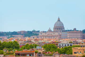 Fototapeta na wymiar Basilica St Peter in Rome in Italy
