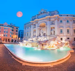 Poster Trevi Fountain (Fontana di Trevi) in Rome, Italy."Elements of this image furnished by NASA" © muratart