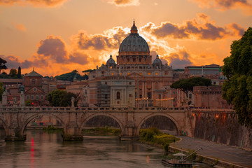  St. Peter's cathedral in Rome, Italy 