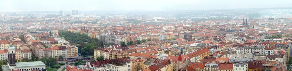 Fototapeta na wymiar Prague, Czech Republic, panorama