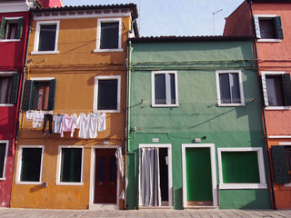 Houses Burano Venice