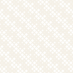 Repeating Rectangle Shape Halftone. Vector Seamless Monochrome Pattern